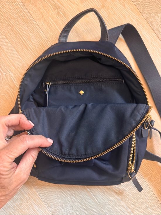 Kate Spade Navy Blue Bow Backpack main image 5